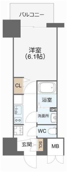 ArtizA新大阪D.C.の間取り