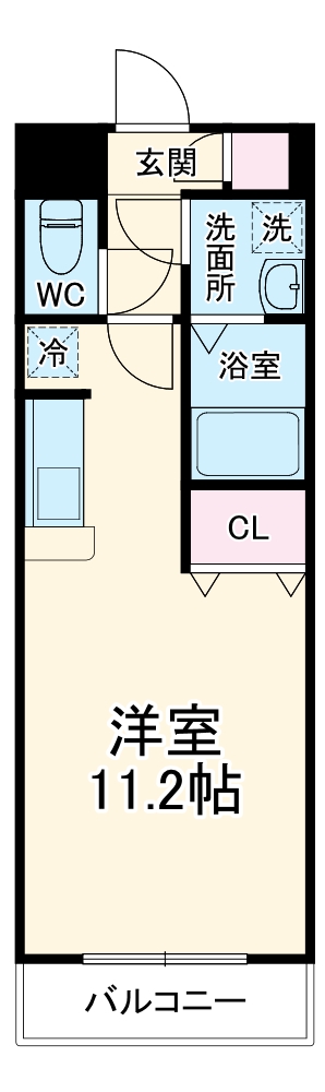 Ｃａｓａ　ｒａｆｆｉｎｅ　ｄｅｕｘの間取り