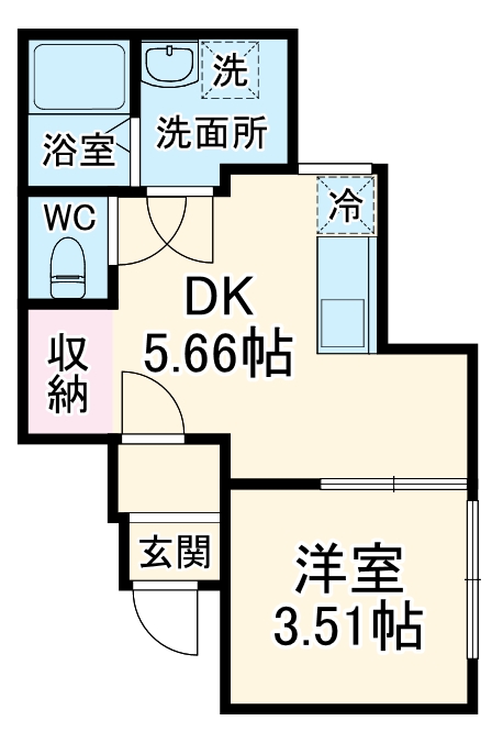 カレッタ習志野の間取り