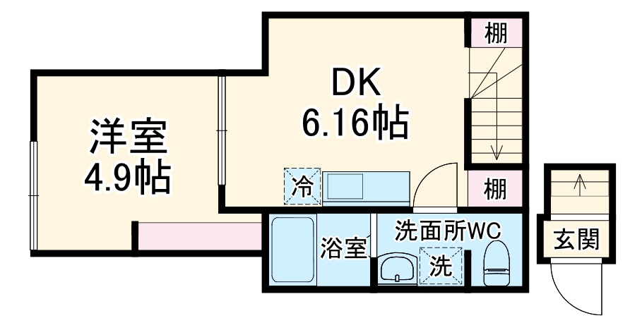 カレッタ習志野の間取り