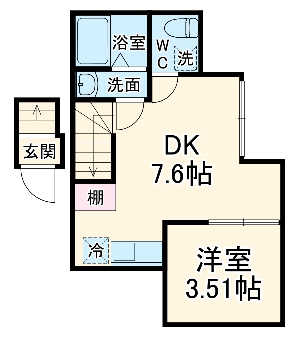 カレッタ習志野の間取り