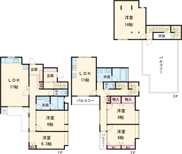 サンロータスの間取り
