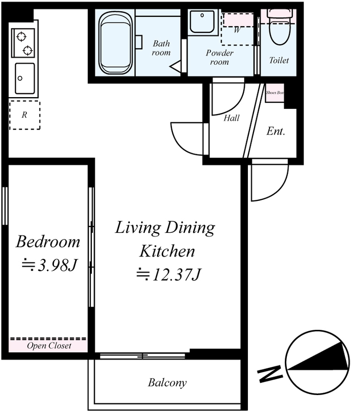 GRADUS村上の間取り