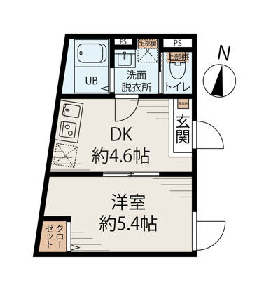 PRADO赤羽の間取り