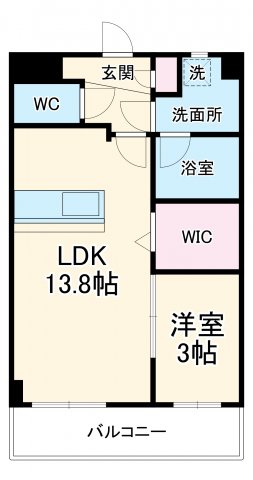 カルディアス大岩Bの間取り