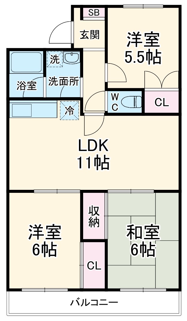 第一川鍋ビルの間取り
