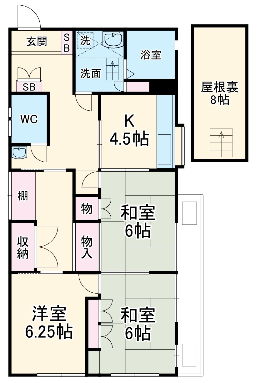 メファ北習志野の間取り
