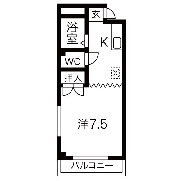 ジュネスドミール金山の間取り