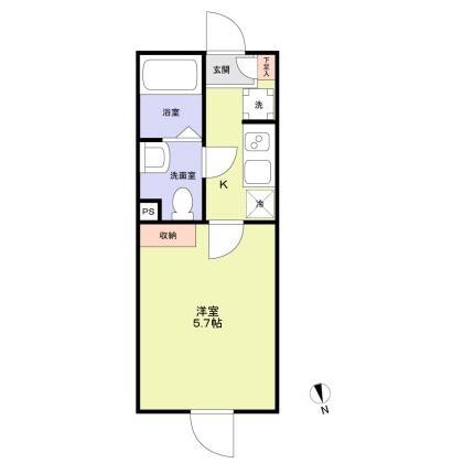 Kei-ei Residence稲毛の間取り
