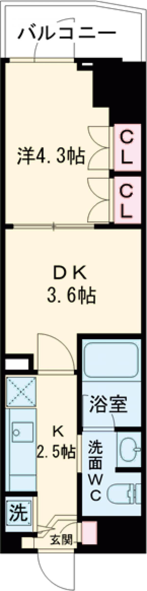 ARKMARK巣鴨sta.の間取り
