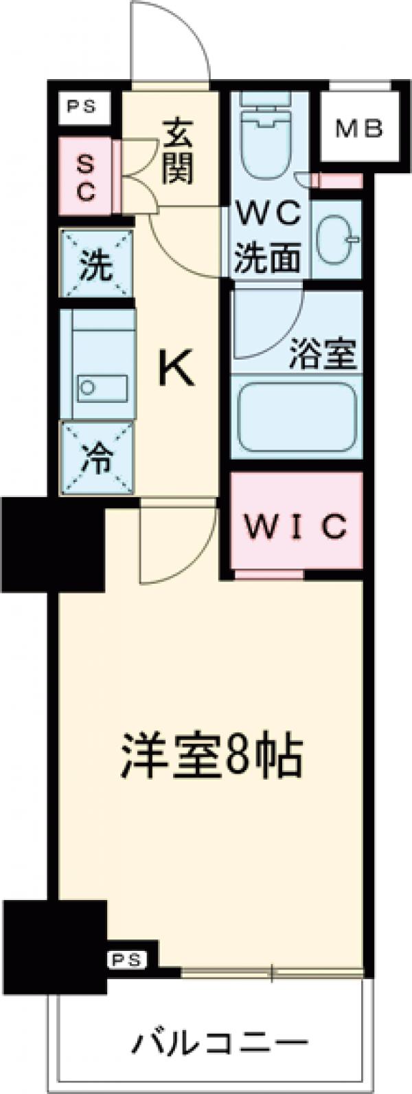 ザ・パークハビオ巣鴨の間取り