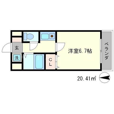 プレサンス京都二条城前の間取り