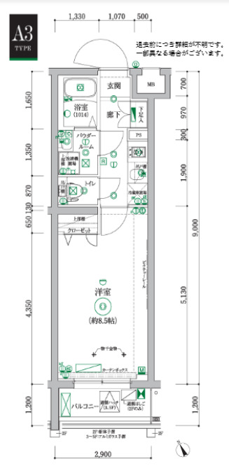 RELUXIA板橋三園の間取り