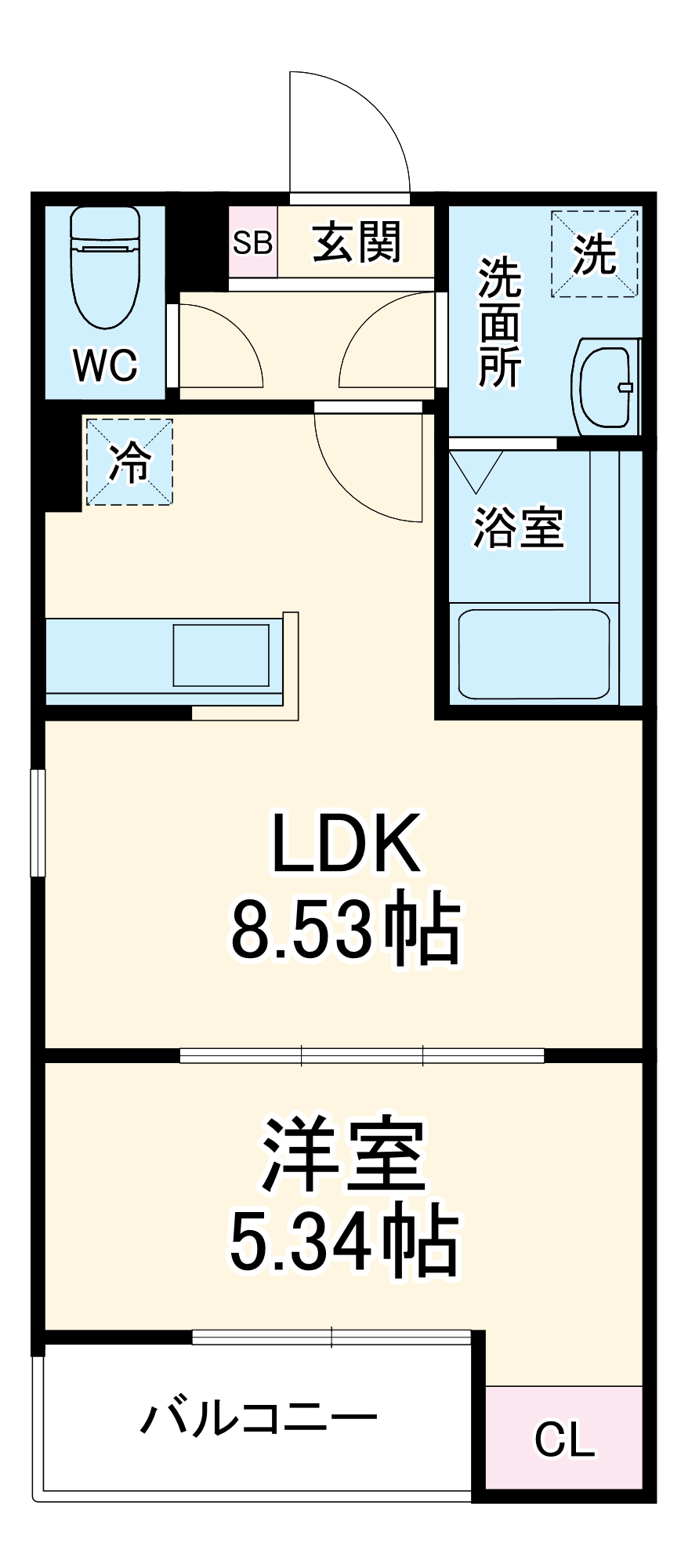 GRADUS八木崎の間取り