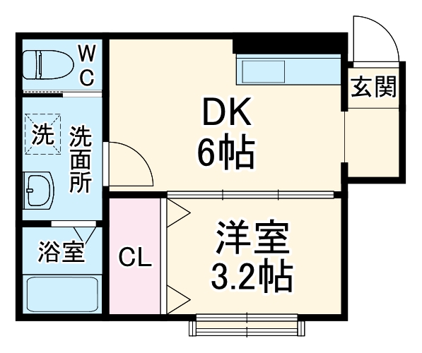 八千代台西9丁目共同住宅の間取り