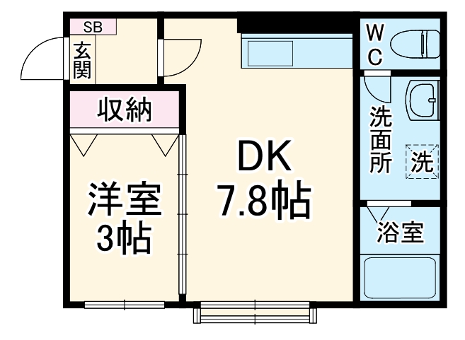 八千代台西9丁目共同住宅の間取り