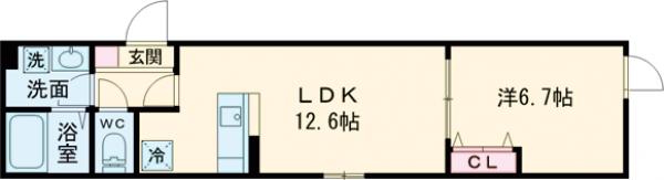 プレアス中野の間取り
