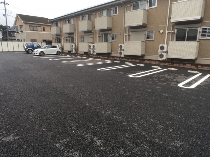 2/8 駐車場