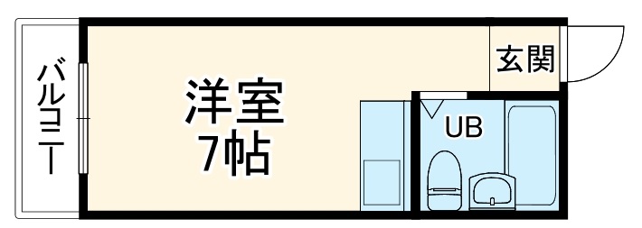 ダチロン高城の間取り