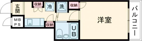 ルーブル戸越公園の間取り