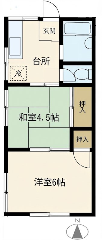 メゾンアイザワⅠの間取り