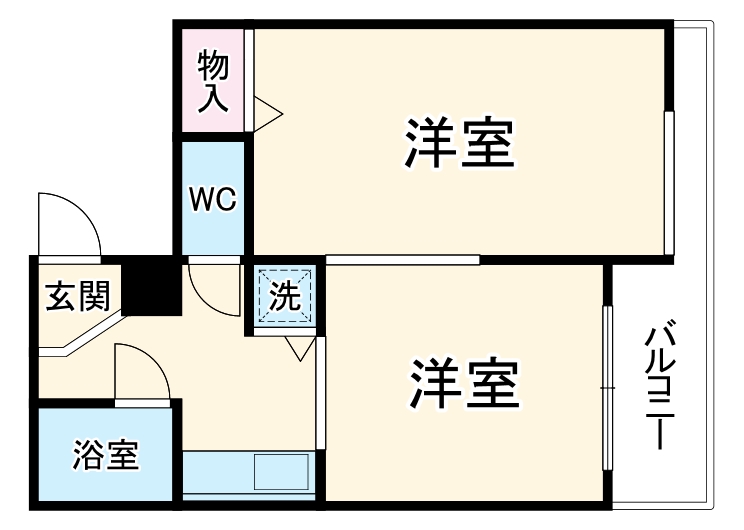 クロノス保土ヶ谷の間取り
