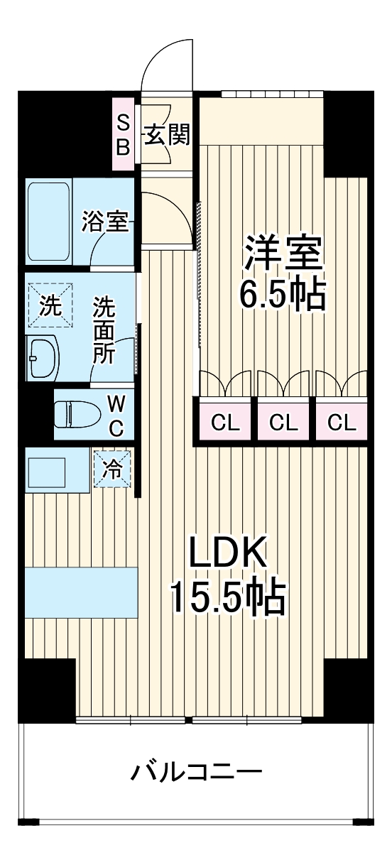 ロジュマン湘南の間取り