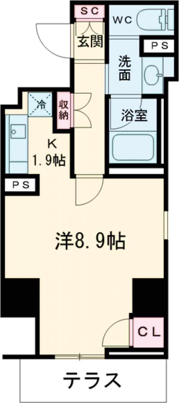 ラクラス新中野の間取り