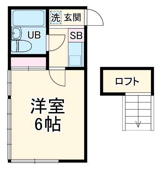 カレッジ大宮の間取り