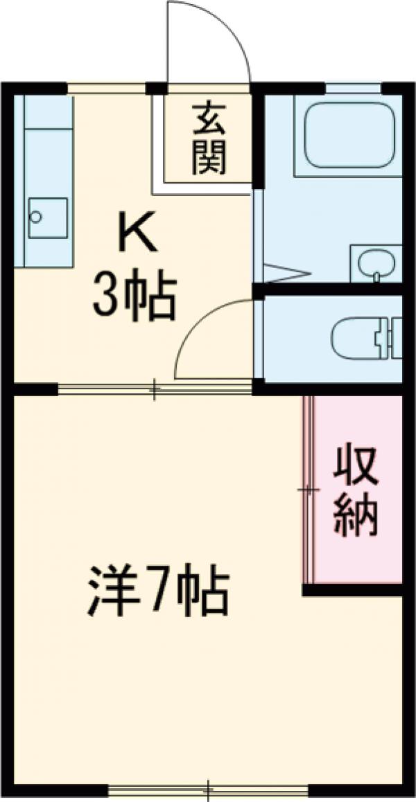 ユーハイツ岸野の間取り