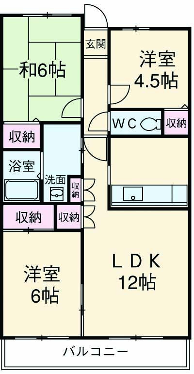 グランドゥールレジデンス田園の間取り