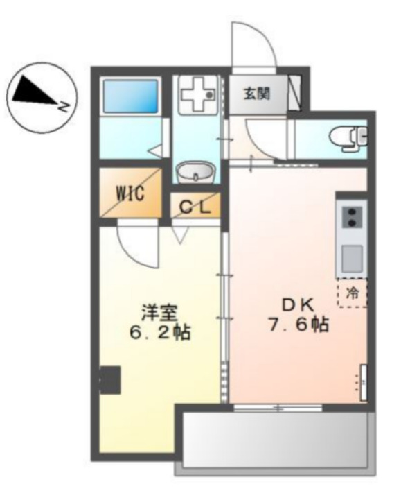 アズーリ小杉の間取り
