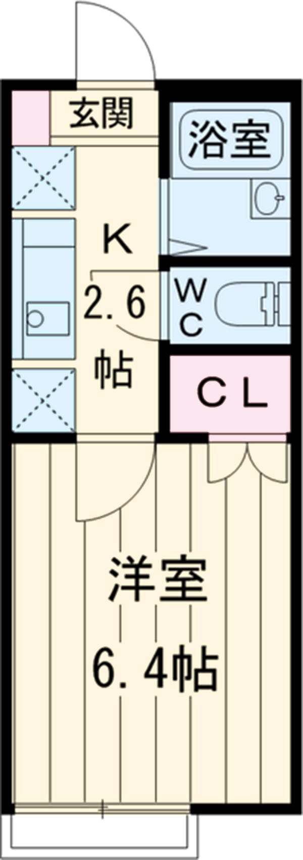 フェリーチェ北葛西の間取り