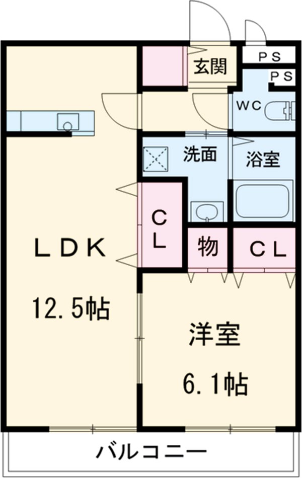 ボーテ瑞江 東棟の間取り