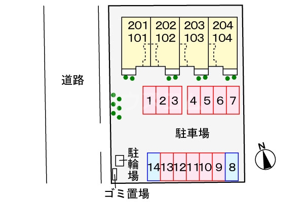 9/15 駐車場
