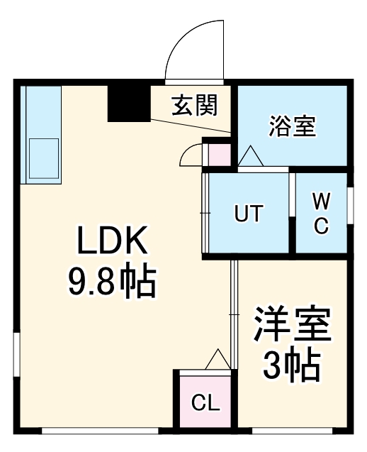 Ceres岩塚駅前B棟の間取り