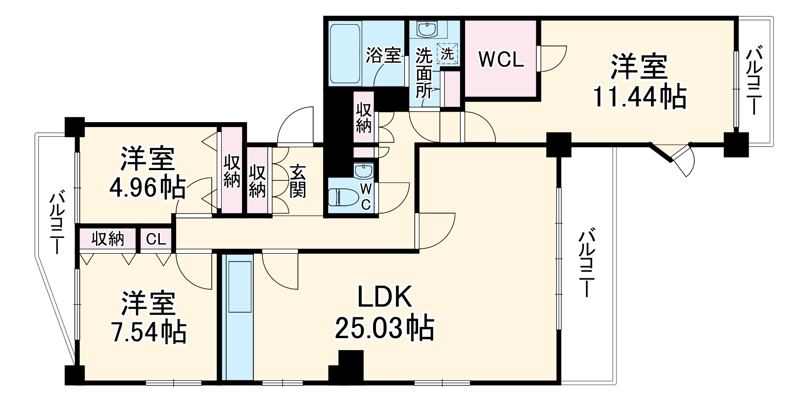 アビタシオン泉の間取り