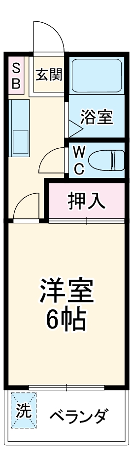 コーポエンドレスの間取り