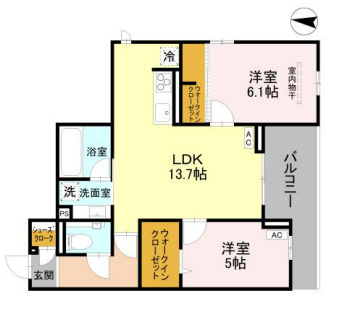 Coco Fleurの間取り