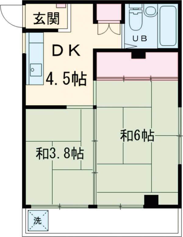 みまさかビルの間取り