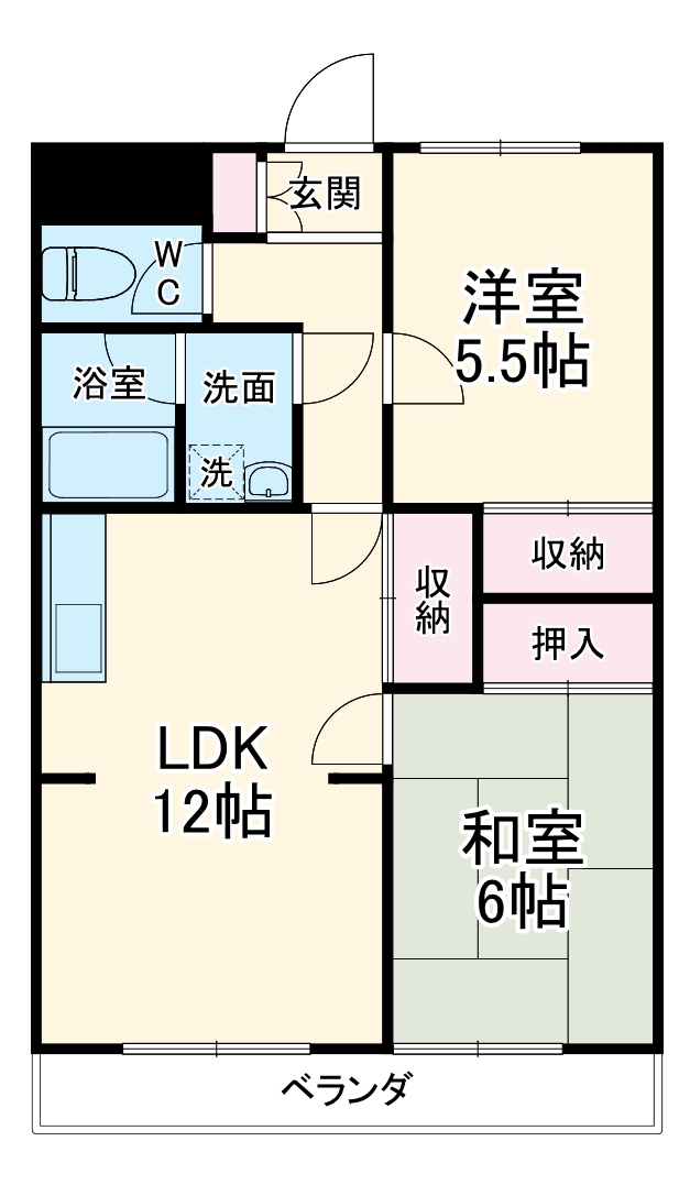 クレベールハイツの間取り