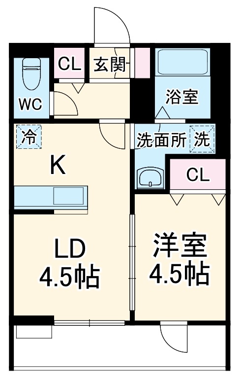 LuLuBonheurの間取り