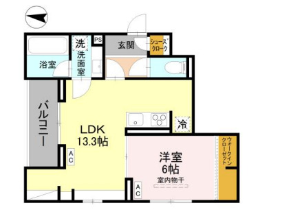 Coco Fleurの間取り