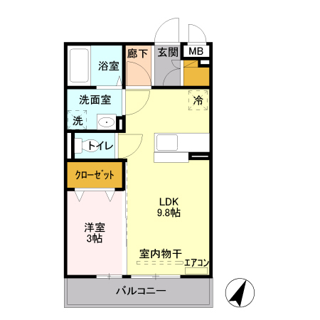 ベルテサクラの間取り