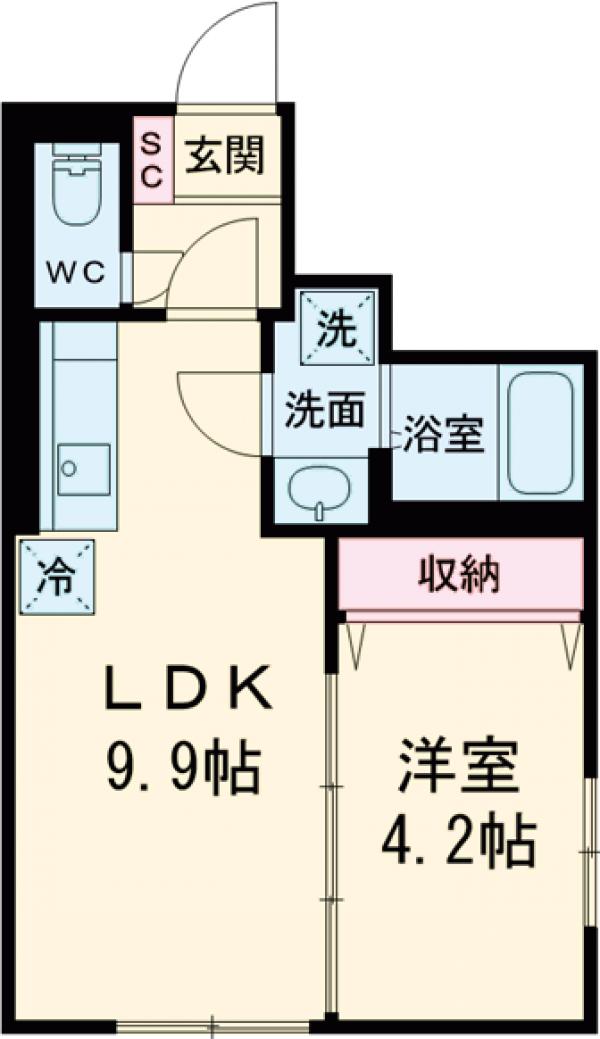 La Douceur杉並和田の間取り
