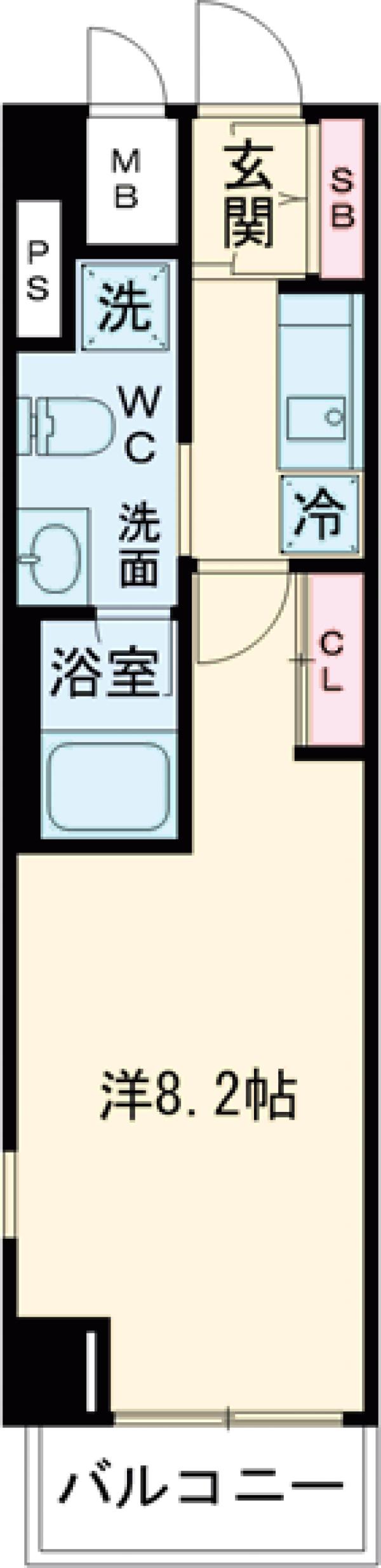 メインステージ奥沢の間取り