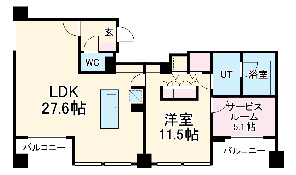 IZUMI１の間取り