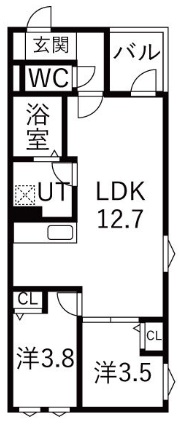 DEVELD城東町EASTの間取り