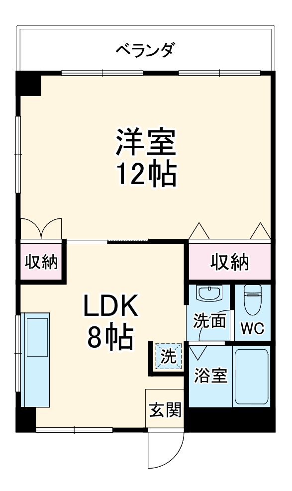 旭グリーンハイツの間取り