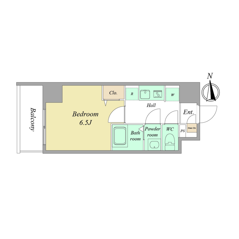 ArtizA瓦屋町Ⅱの間取り